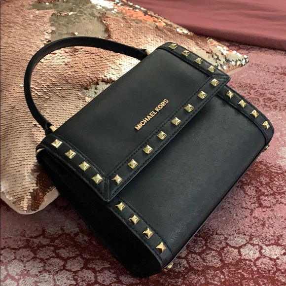 Michael Kors Handbags - Michael Kors Dillon Studded Medium Crossbody Bag